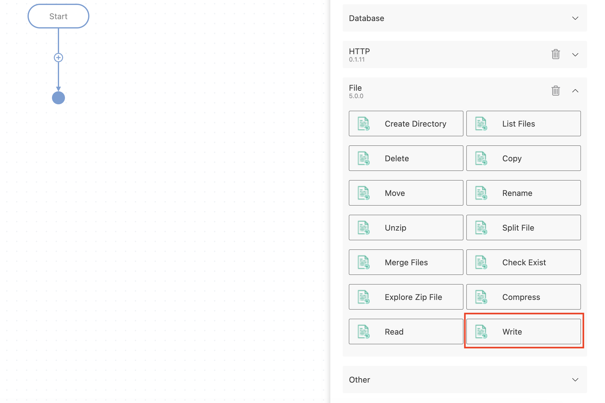 Adding the API resource.