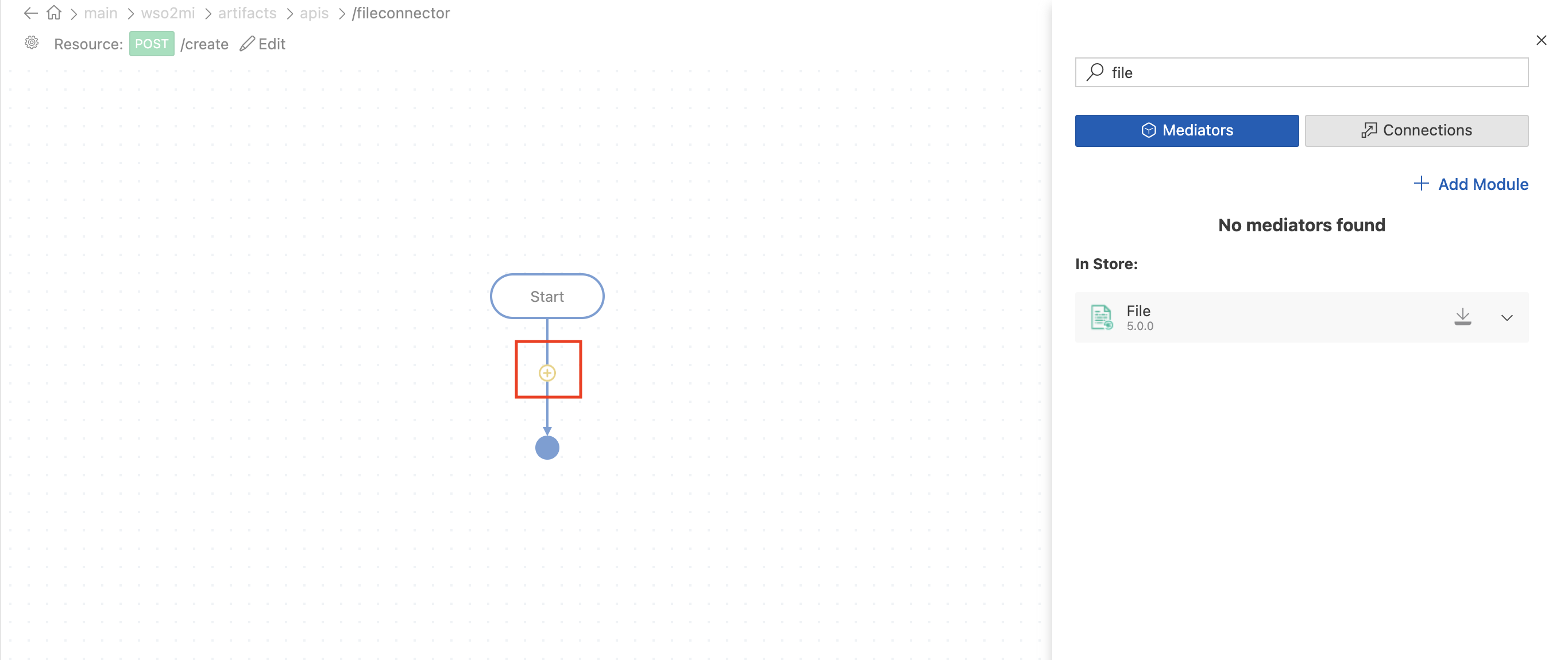 Adding the API resource.