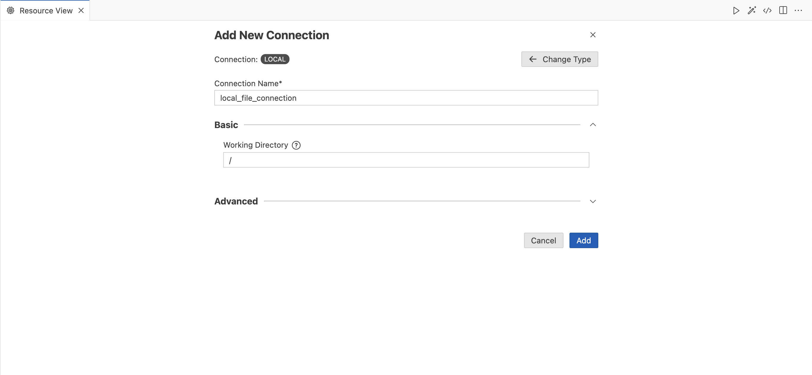 Adding createFile operation