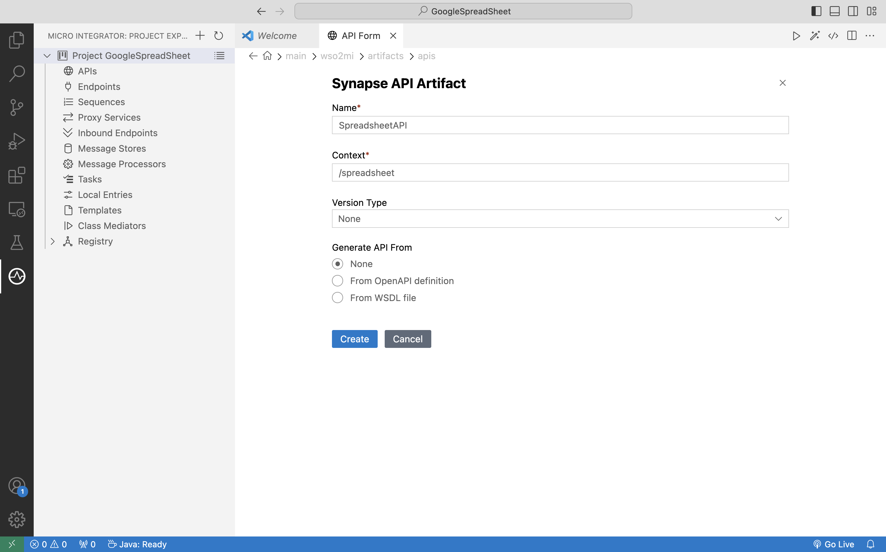 Adding a Rest API