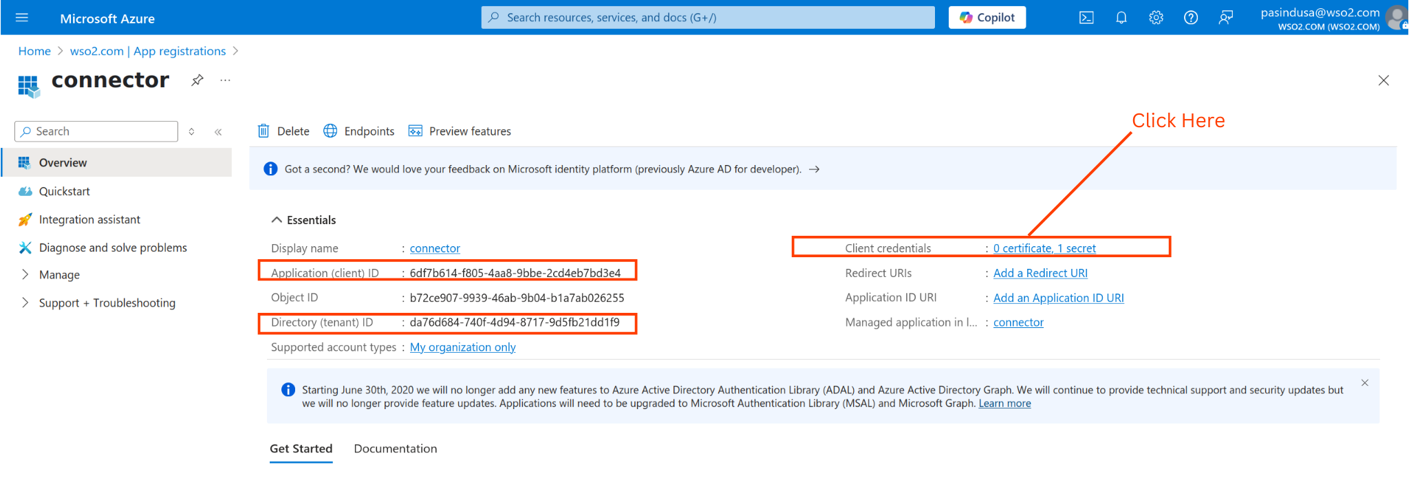 App Registrations