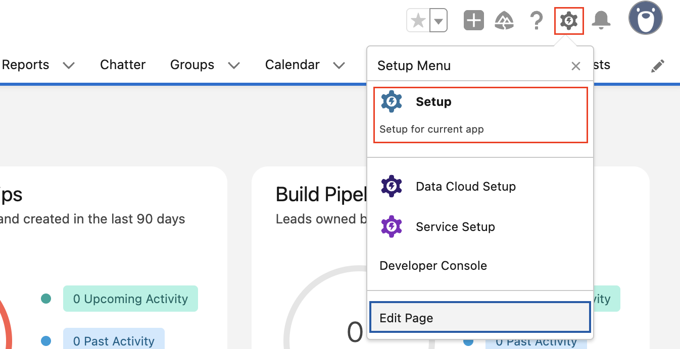 Salesforce Setup Icon