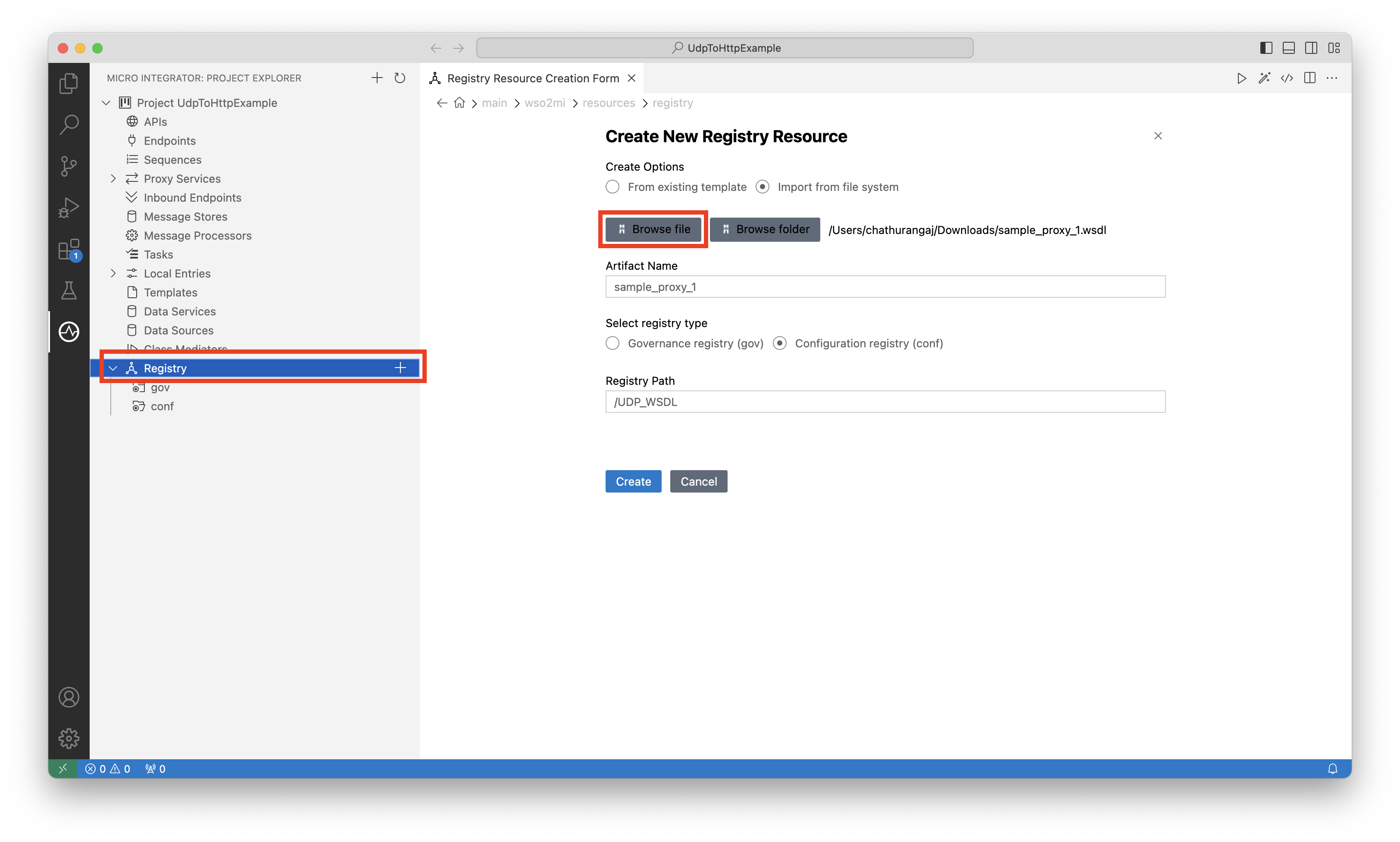 Add registry resource